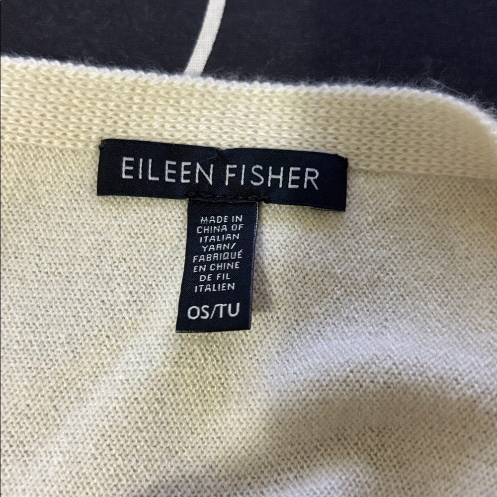Eileen Fisher Merino Wool Poncho - Picture 3 of 6